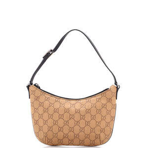 Gucci Small Vintage Pochette Shoulder Bag GG Canvas